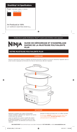Ninja MC760C Multi-Cooker Plus Guide de démarrage rapide | Fixfr