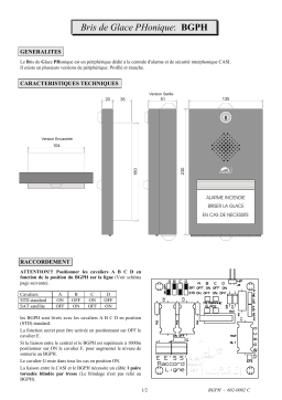 Optimus BGPH ESTACION SEGURIDAD SUPERF. LLAM.GRAL. Manuel utilisateur