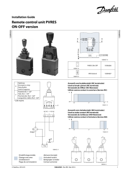 Danfoss PVRES Guide d'installation