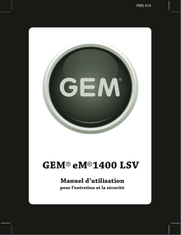 GEM eM1400 LSV 2016 Manuel du propriétaire | Fixfr