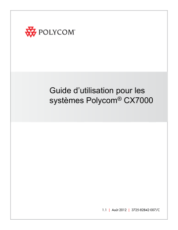 Poly CX7000 Mode d'emploi | Fixfr