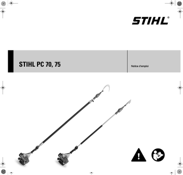 STIHL PC 70, 75 Manuel utilisateur | Fixfr