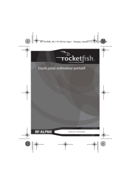 RocketFish RF-ALPME Optical Mouse for Laptops Manuel utilisateur