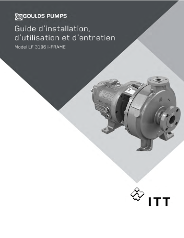 Mode d'emploi | ITT Goulds Pumps LF 3196 i-FRAME Manuel utilisateur | Fixfr