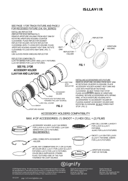 Lightolier Alcyon LED Vertical Manuel utilisateur