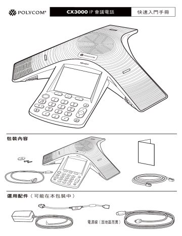 Poly CX3000 Guide de démarrage rapide | Fixfr