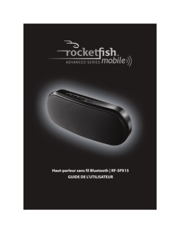 RocketFish RF-SPX15 SPX15 Stereo Bluetooth Wireless Speaker Manuel utilisateur | Fixfr