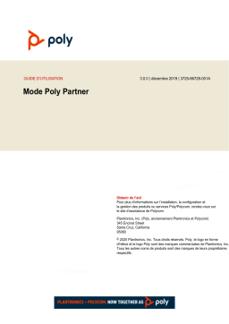 Poly Studio X50 Mode d'emploi