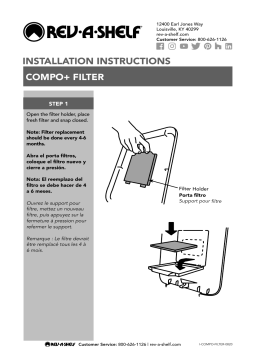 Rev-A-Shelf 5349-15CKBK-1 Compo+ Series Manuel utilisateur