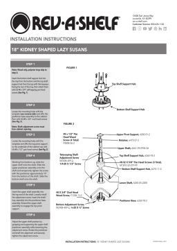 Rev-A-Shelf 6472-18-15-52 6472 Series Manuel utilisateur