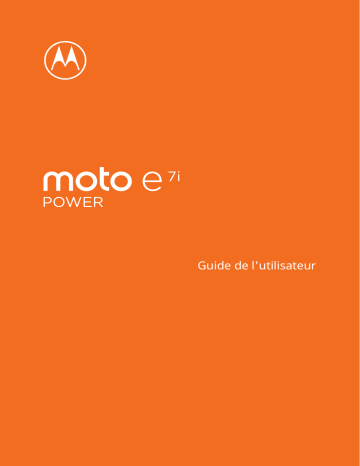 Mode d'emploi | Motorola MOTO E7i Power Manuel utilisateur | Fixfr