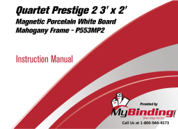 MyBinding Quartet QRT-P553MP2 Manuel utilisateur