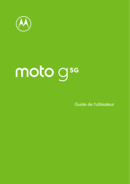 Motorola MOTO G 5G Manuel utilisateur