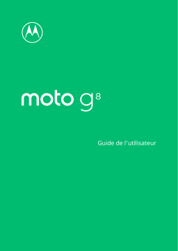 Motorola MOTO G8 Manuel utilisateur