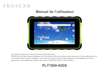 ProScan PLT 7800 KIDS Mode d'emploi | Fixfr