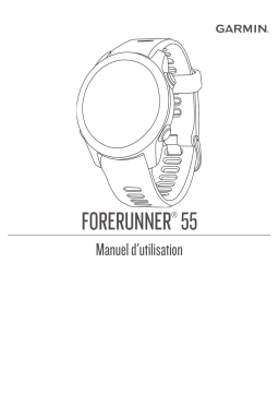 Garmin Forerunner 55 Mode d'emploi