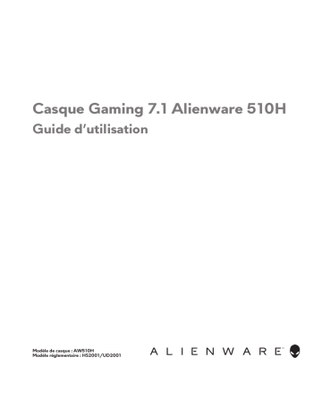 Alienware AW510H 7.1 Gaming Headset Manuel utilisateur | Fixfr