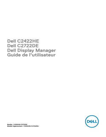 Dell I C2722DE 27 Video Conferencing Monitor I C2722DE Manuel utilisateur | Fixfr