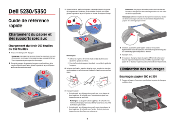Dell 5350dn Mono Laser Printer electronics accessory Guide de démarrage rapide | Fixfr