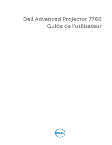 Dell Advanced Projector 7760 electronics accessory Manuel utilisateur | Fixfr