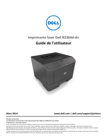 Dell B2360d Mono Laser Printer electronics accessory Manuel utilisateur | Fixfr