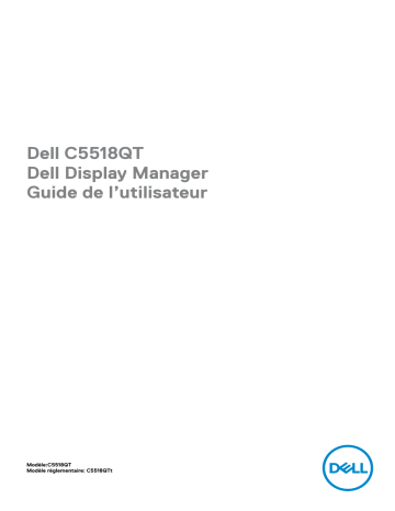 Dell C5518QT electronics accessory Manuel utilisateur | Fixfr