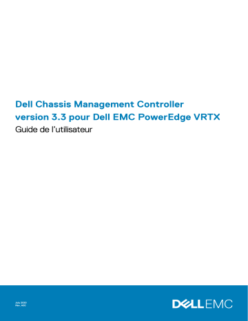 Chassis Management Controller Version 3.30 For PowerEdge VRTX | Dell PowerEdge VRTX server Manuel utilisateur | Fixfr