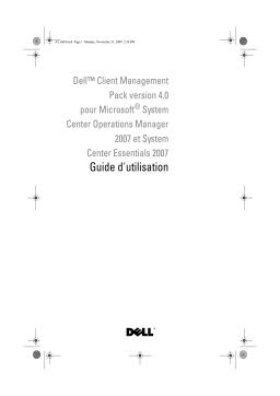 Dell Client Management Pack Version 4.0 for Microsoft System Center Operations Manager software Manuel utilisateur