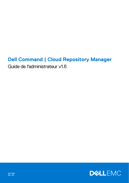 Dell Cloud Repository Manager Command Manuel utilisateur