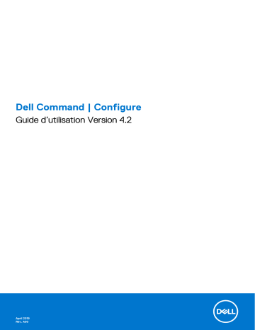 Dell Configure Command Manuel utilisateur | Fixfr