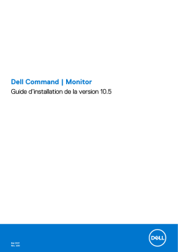 Dell Monitor Command Manuel utilisateur