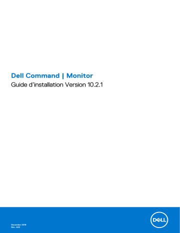 Dell Monitor Command Manuel du propriétaire | Fixfr