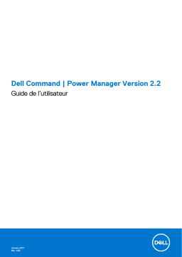 Dell Power Manager Command Manuel utilisateur