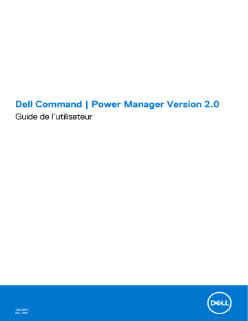 Dell Power Manager Command Manuel utilisateur | Fixfr