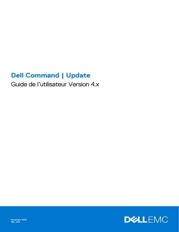 Dell Update Command Manuel utilisateur | Fixfr