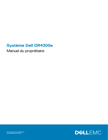 Dell DR4300e storage Manuel du propriétaire | Fixfr