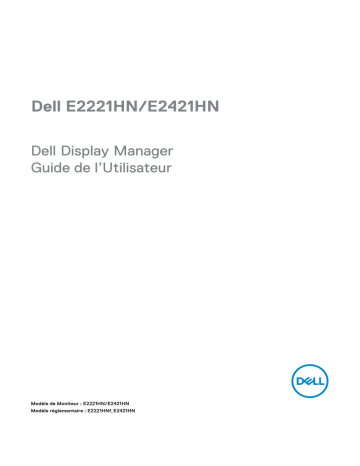 Dell E2221HN electronics accessory Manuel utilisateur | Fixfr