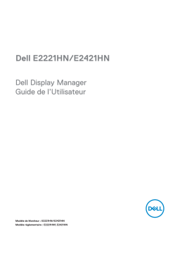 Dell E2421HN electronics accessory Manuel utilisateur