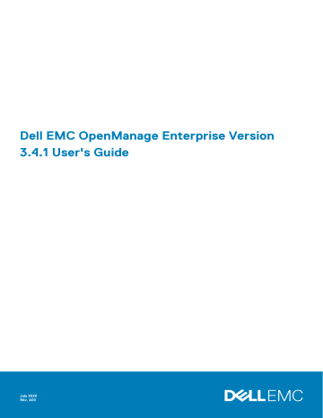 Dell EMC OpenManage Enterprise software Manuel utilisateur | Fixfr