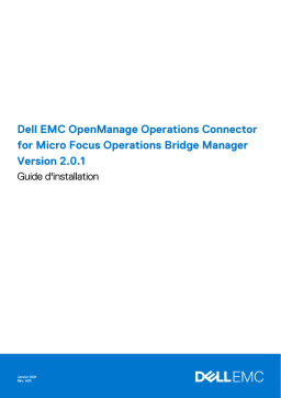 Dell EMC OpenManage Operations Connector for Micro Focus OBM software Guide de démarrage rapide