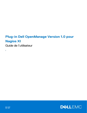 Dell Current Version EMC OpenManage Plug-in for Nagios XI Manuel utilisateur | Fixfr