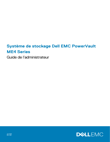 EMC PowerVault ME4024 | EMC PowerVault ME4012 | Dell EMC PowerVault ME4084 storage Manuel utilisateur | Fixfr