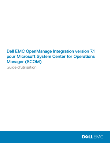 Dell EMC Server Management Pack Suite Version 7.1 software Manuel utilisateur | Fixfr
