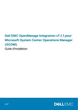 Dell EMC Server Management Pack Suite Version 7.1.1 software Manuel du propriétaire