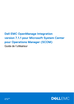 Dell EMC Server Management Pack Suite Version 7.1.1 software Manuel utilisateur