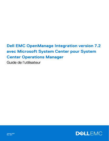 Dell EMC Server Management Pack Suite Version 7.2 software Manuel utilisateur | Fixfr