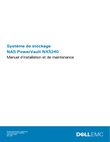 Dell EMC Storage NX3240 storage Manuel du propriétaire | Fixfr