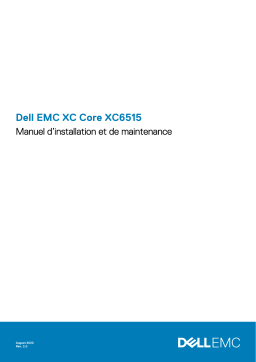 Dell EMC XC Core XC6515 Manuel utilisateur