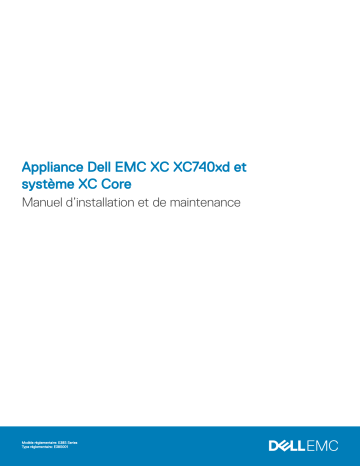 Dell EMC XC Core XC740xd System Manuel du propriétaire | Fixfr