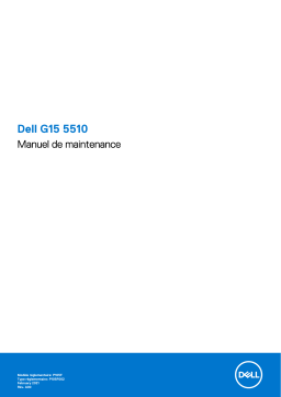 Dell G15 5510 gseries laptop Manuel utilisateur